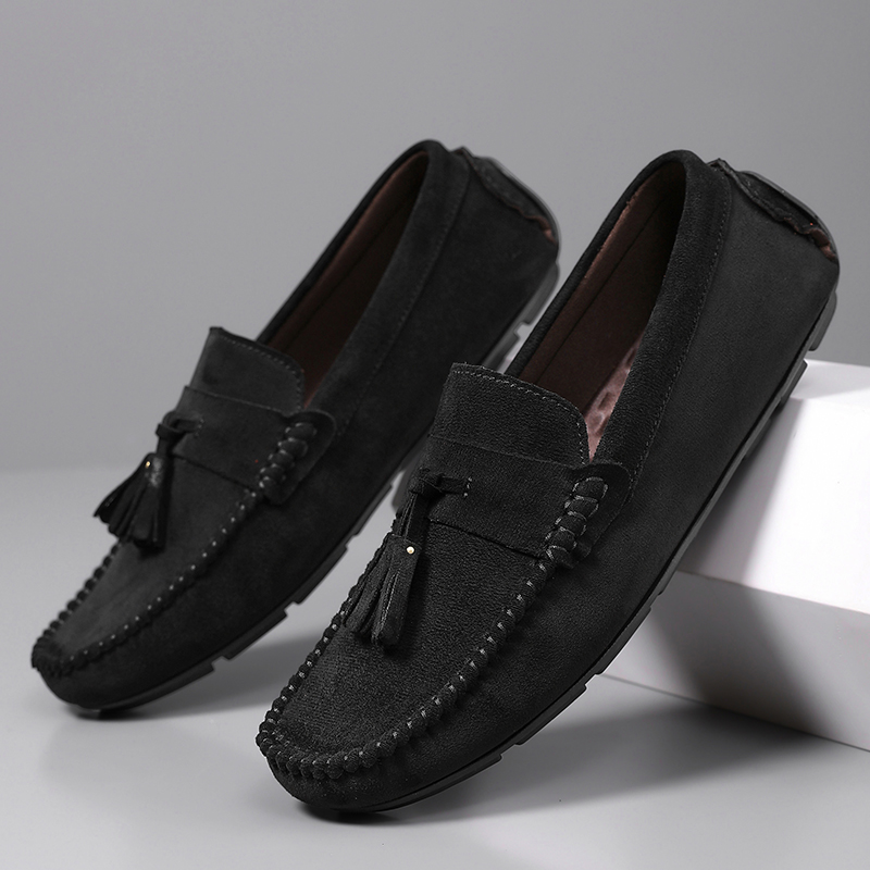 Men'S Shoes Hush Puppies - أحذية رجالية كلاسيكية مزودة بشراشيب، مريحة