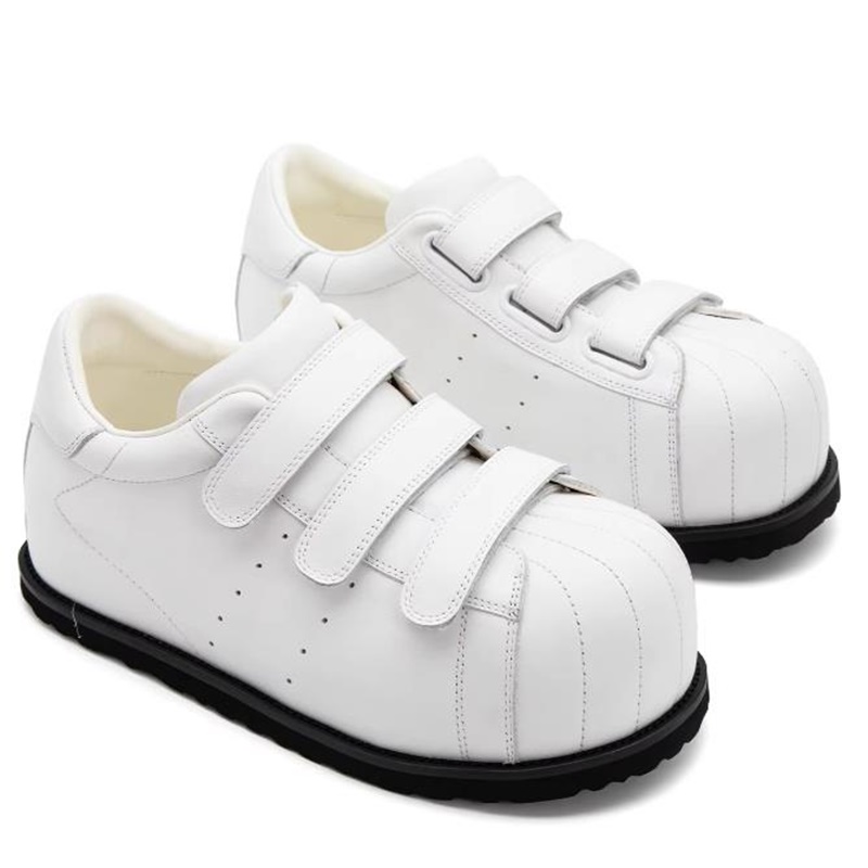 Men Shoes Velcro - أحذية تزلج رجالية من الجلد بالكامل