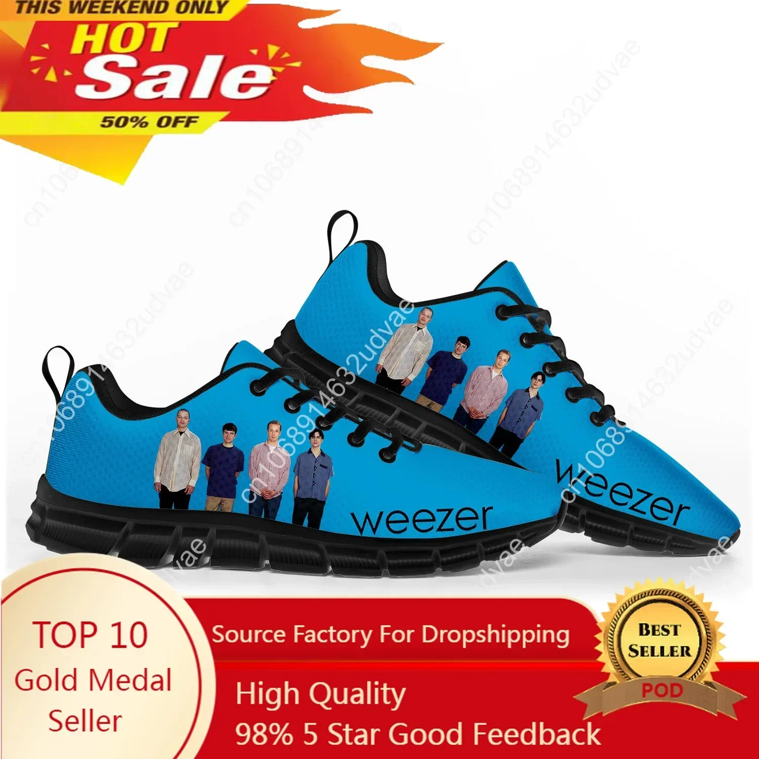 Men Shoes Sneakers - أحذية رياضية من Weezer للرجال والنساء،