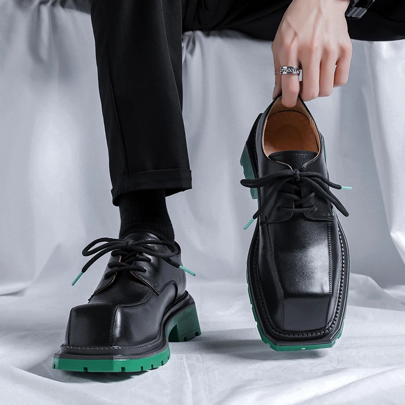 Men Shoes Prada - أحذية منصة للرجال ماركة أحذية من