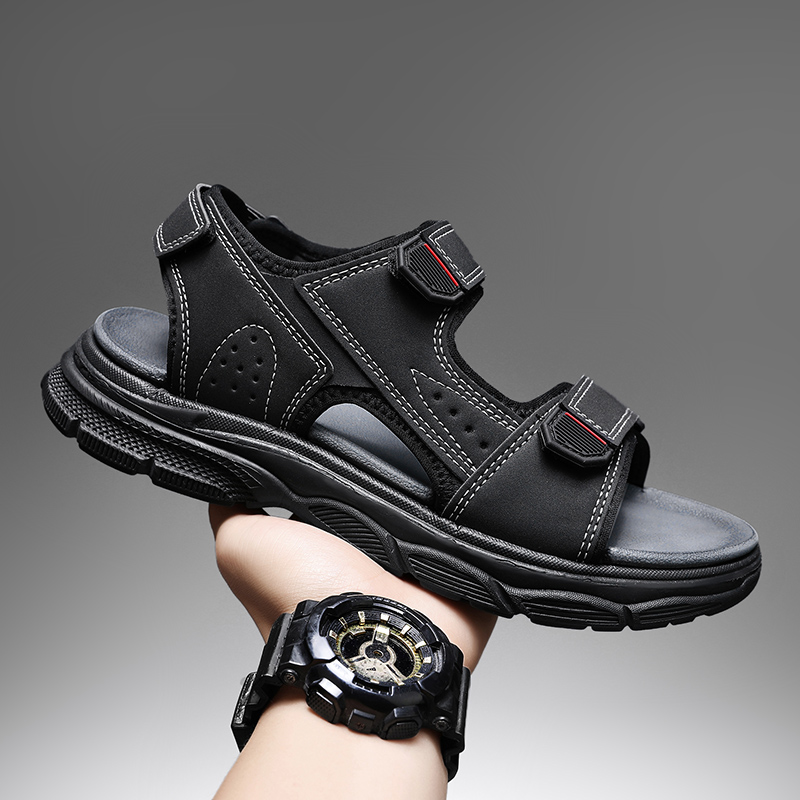 Men Shoes Velcro - صنادل رجالية للأنشطة الخارجية مع أشرطة