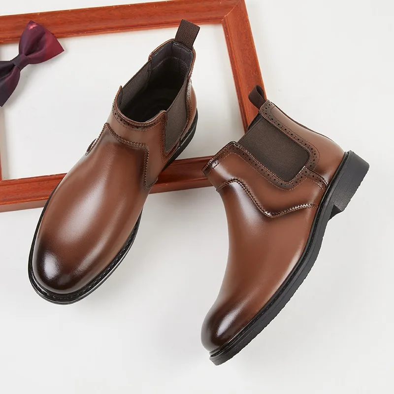 Men Shoes Oxford - أحذية أكسفورد كلاسيكية للرجال مصنوعة يدويًا