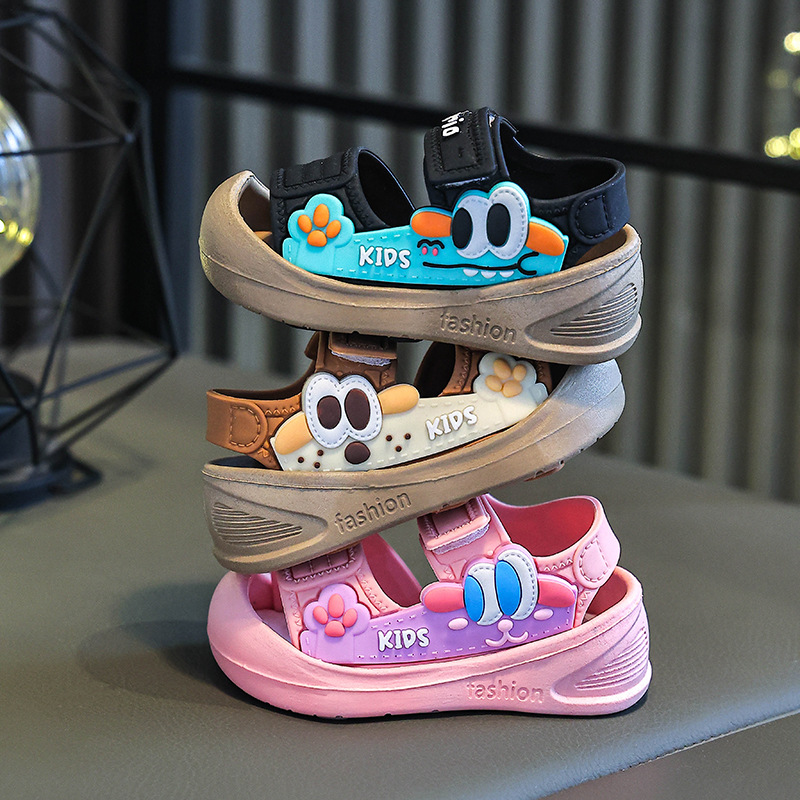 Men Shoes Velcro - صنادل أطفال بنات 2026 جديدة متعددة
