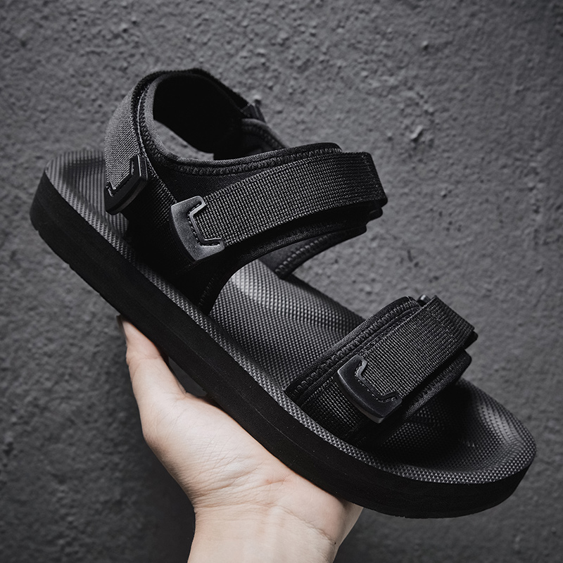صنادل مسطحة قابلة للتعديل لأحز - مراجعة Men Shoes Velcro وسعره