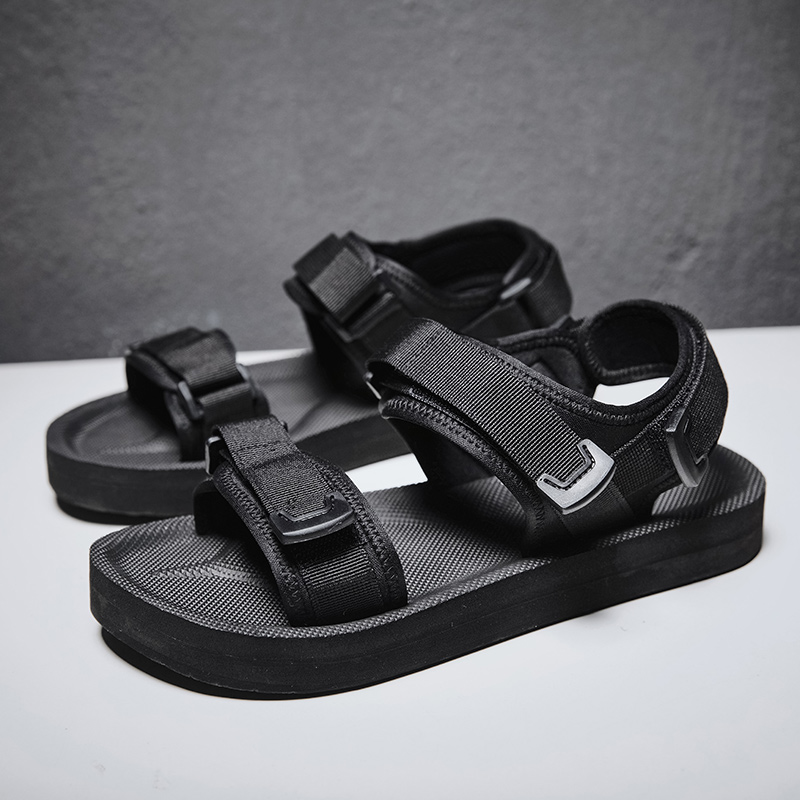 صنادل مسطحة قابلة للتعديل لأحز - مراجعة Men Shoes Velcro وسعره