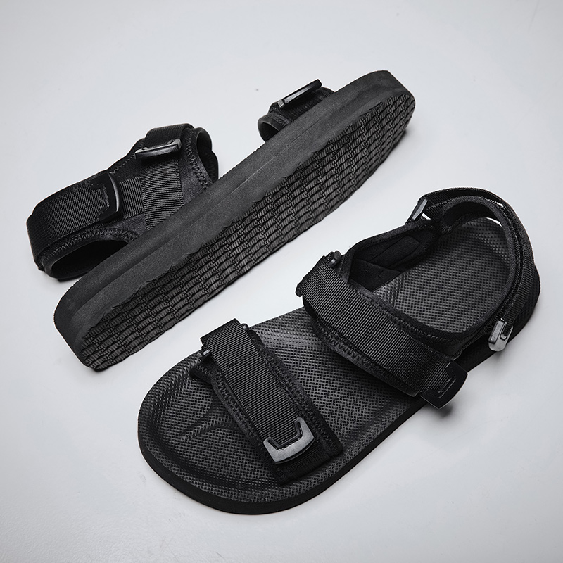 صنادل مسطحة قابلة للتعديل لأحز - مراجعة Men Shoes Velcro وسعره