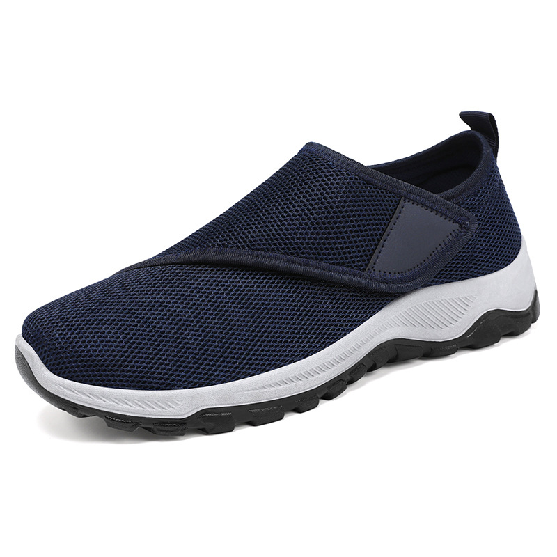 أحذية رجالية شبكية جديدة لصيف  - مراجعة Men Shoes Velcro وسعره