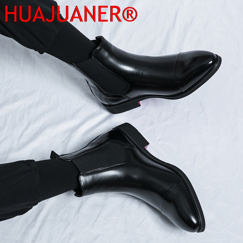 النمط البريطاني الرجال الأسود  - مراجعة Men'S Shoes Hush Puppies وسعره