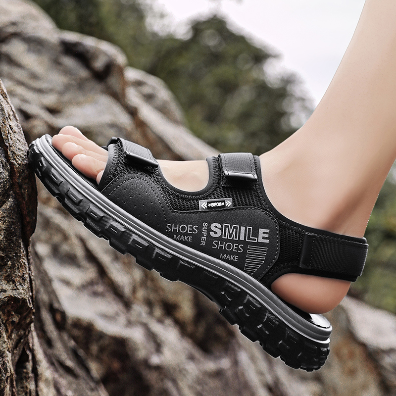 صنادل رجالية صيفية جديدة 2026، - مراجعة Men Shoes Velcro وسعره