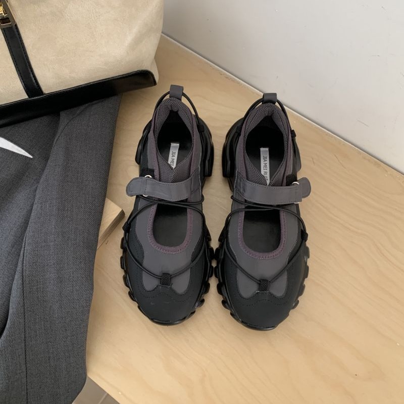 أحذية ماري جين رياضية ذات نعل  - مراجعة Men Shoes Velcro وسعره