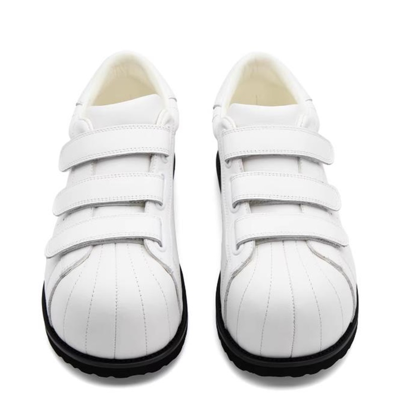 أحذية تزلج رجالية من الجلد بال - مراجعة Men Shoes Velcro وسعره