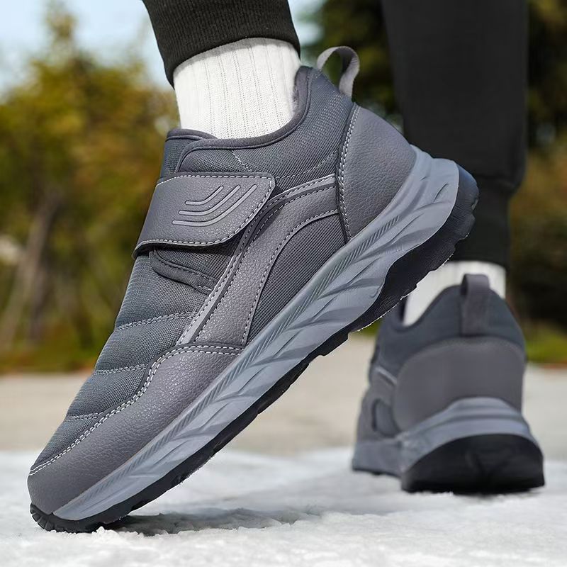 أحذية شتوية جديدة للرجال بمقاس - مراجعة Men Shoes Velcro وسعره