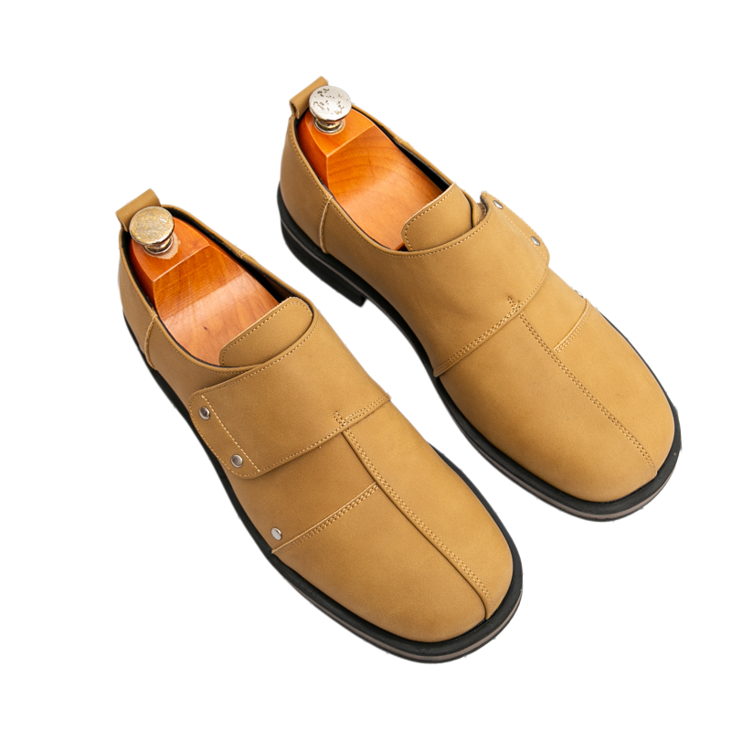 أحذية رجالية رسمية للعمل والحف - مراجعة Men Shoes Velcro وسعره