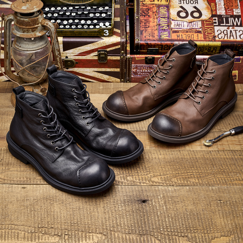 أحذية عمل كلاسيكية للرجال برأس - مراجعة Men Shoes Oxford وسعره