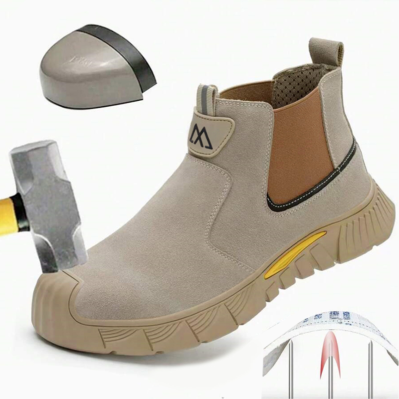أحذية عمل مقاومة للتآكل ومتينة - مراجعة Men Shoes Sneakers وسعره