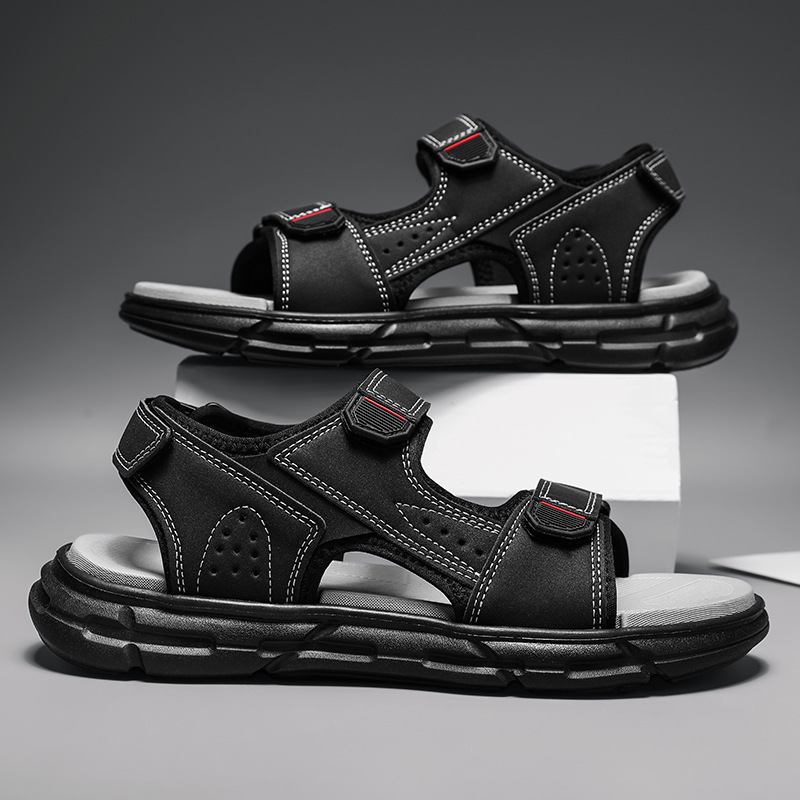صنادل رجالية صيفية للاستخدام ا - مراجعة Men Shoes Velcro وسعره