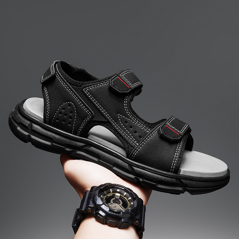 صنادل رجالية صيفية للاستخدام ا - مراجعة Men Shoes Velcro وسعره