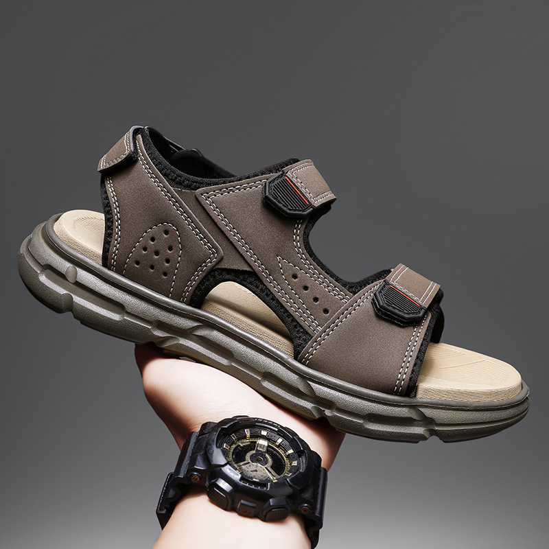 صنادل رجالية صيفية للاستخدام ا - مراجعة Men Shoes Velcro وسعره