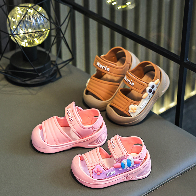 صنادل أطفال بنات 2026 جديدة مت - مراجعة Men Shoes Velcro وسعره