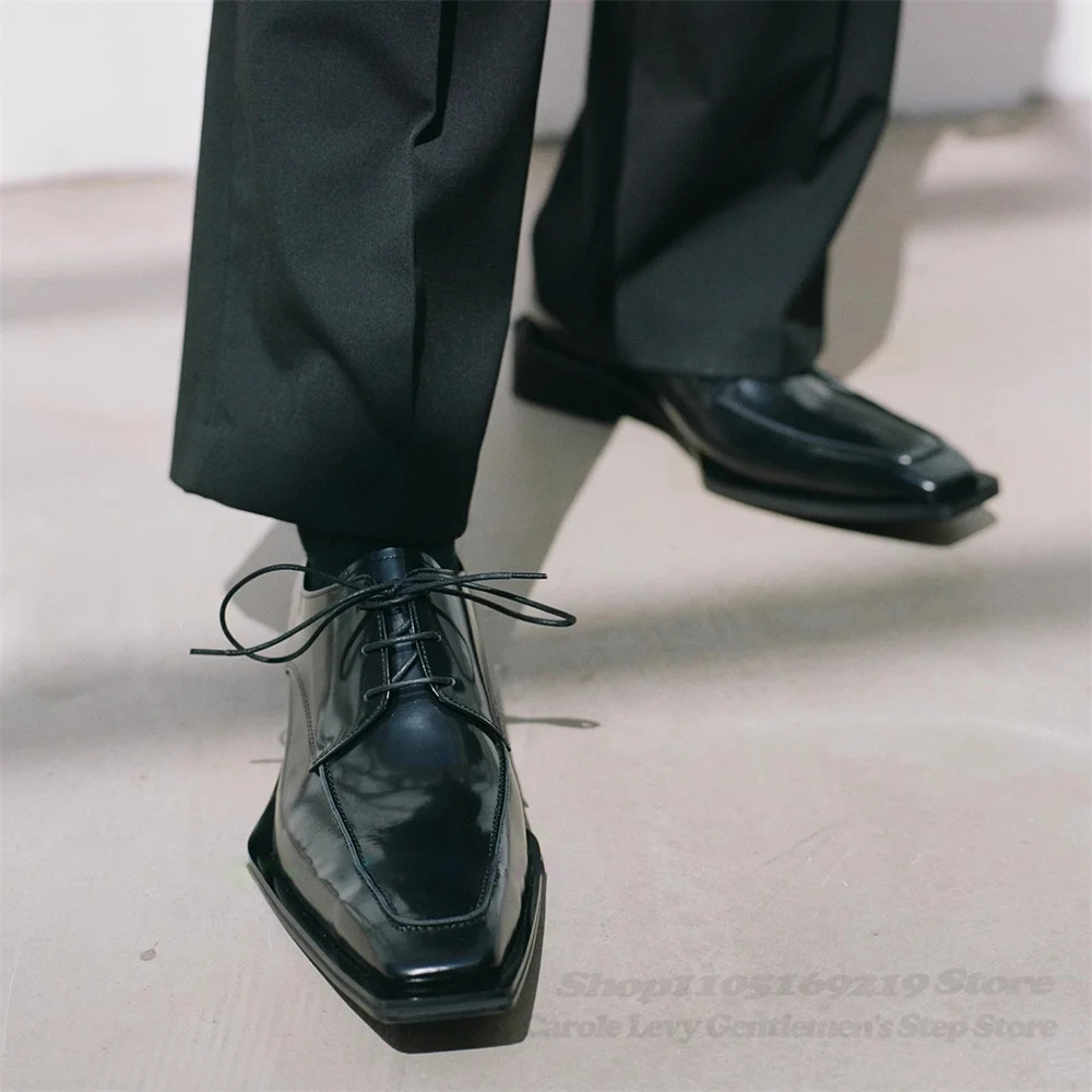 أسود براءات الاختراع والجلود ا - مراجعة Men Shoes Oxford وسعره