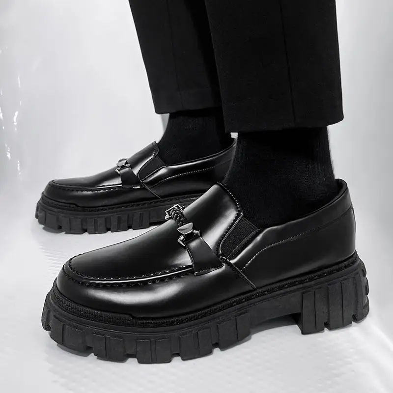 منصة الرجال أحذية جلدية بدون ك - مراجعة Men Shoes Prada وسعره