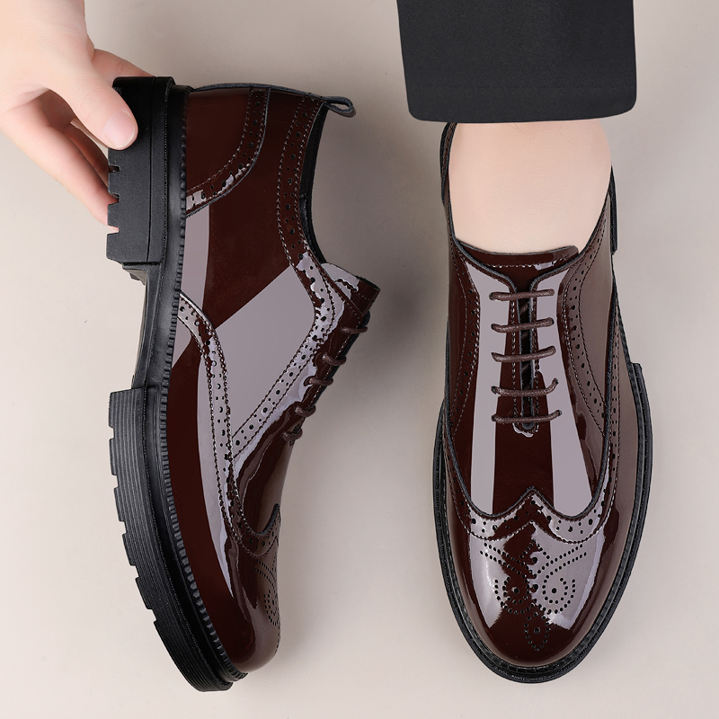 أحذية أوكسفورد من الجلد للرجال - مراجعة Men Shoes Prada وسعره