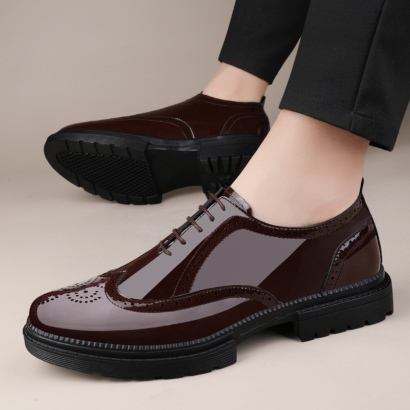 أحذية أوكسفورد من الجلد للرجال - مراجعة Men Shoes Prada وسعره