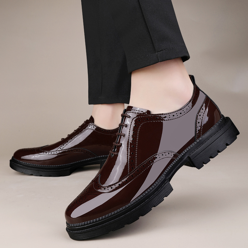 أحذية أوكسفورد من الجلد للرجال - مراجعة Men Shoes Prada وسعره