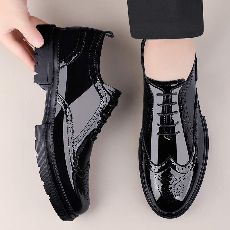 أحذية أوكسفورد من الجلد للرجال - مراجعة Men Shoes Prada وسعره